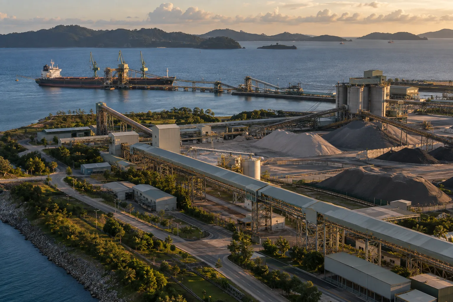 Materials processing and resource logistics complex